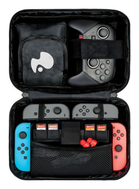 PDP 500-139-SKSG, Hardshell case -kotelo, Nintendo, musta, Sininen, Nintendo Switch, Nintendo Switch Lite, Iskunkestävä, Pudotuksenkestävä, Pölynke...