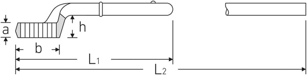 STAHLWILLE 42020036, Kromlegerat stål, 1 styck, 816 g