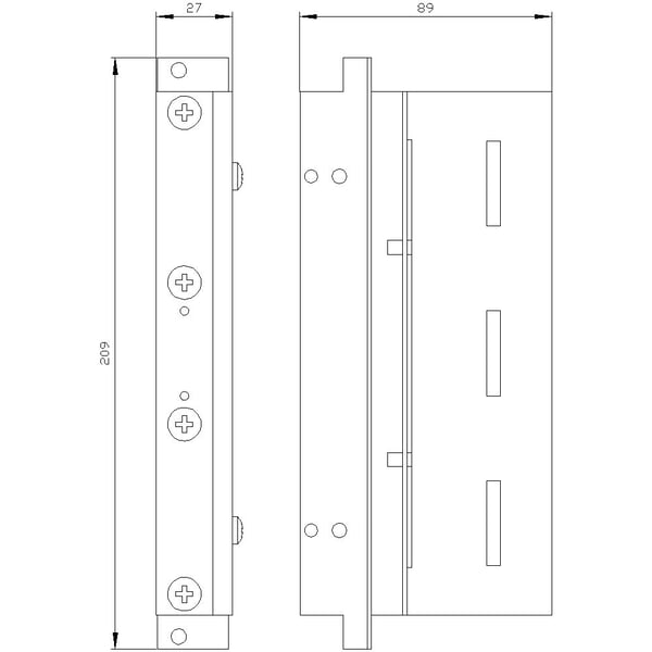 Siemens 8GK9711-0KK01, 100 mm, 250 mm, 40 mm, 417 g
