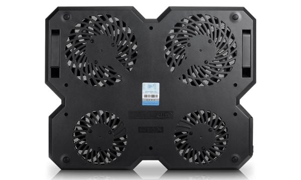 Deepcool Multi Core X6 - Fläkt till bärbar dator/notebook - 15.6" - 100 mm/140 mm - svart
