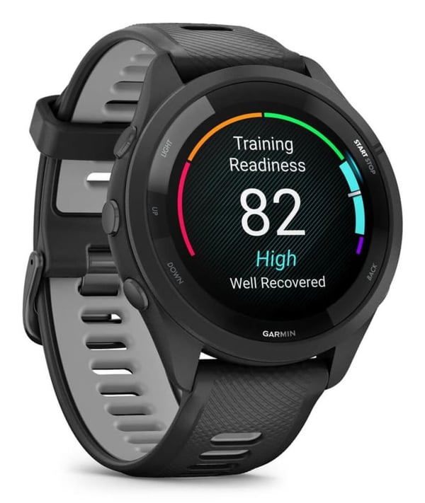 Garmin Forerunner 265 løpeklokke 1.3" AMOLED GPS 8 GB, svart/puddergrå