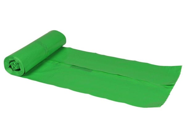 Søppelsekker Säckko-Boy 60 liter grønn, LDPE/resirkulert, 55x103 cm - (15 ruller x 10 sekker)