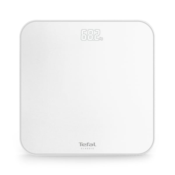 Tefal Classic PP1901V0, Elektronisk personvekt, 180 kg, 100 g, Hvit, kg, lb, ST, firkant