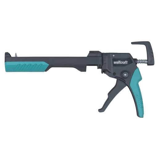 wolfcraft GmbH MG 400 ERGO, Patruunallinen massapuristin, Sininen, Harmaa, 310 ml, 180 kg, 387 mm, 64 mm