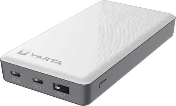 Varta Energy 15000, 15000 mAh, Litium polymeeri (LiPo), 3,7 V, Musta, Valkoinen
