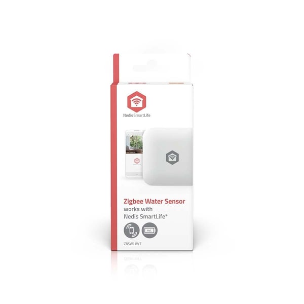 Nedis SmartLife - Vannlekkasje sensor - trådløs - ZigBee 3.0 - 2400 - 2483 Mhz - hvit