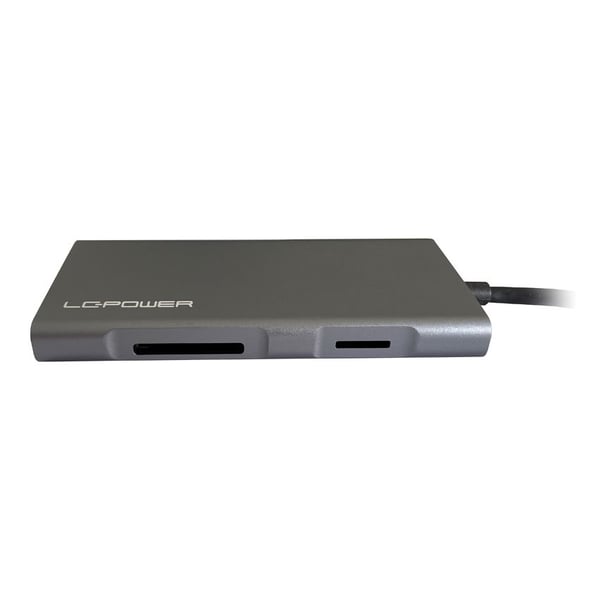 LC Power LC-HUB-C-MULTI-5 - Dokkingstasjon - USB-C - HDMI - 1GbE