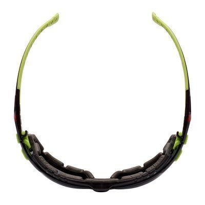 3M Solus™ 1000 suojalasit Scotchgard™ Protector, limenvihreä/musta, 1 kpl