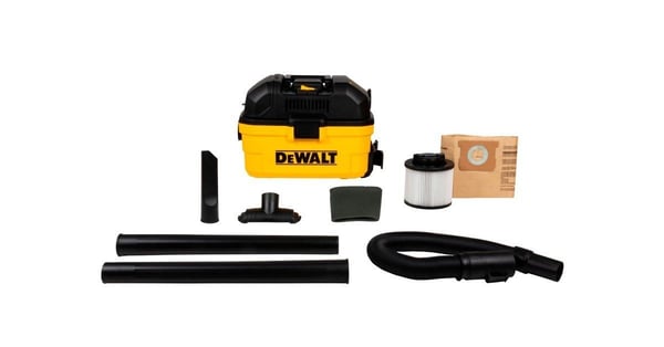 DeWalt pölynimuri DXV15T 15L märkä/kuiva 1100W 230V työkalupakki kPa 12 - keltainen/musta