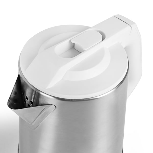 JATA JEHA1723, 2 L, 1500 W, Ruostumaton teräs, Valkoinen, Ruostumaton teräs, Veden tason ilmaisin, Ylikuumenemissuoja
