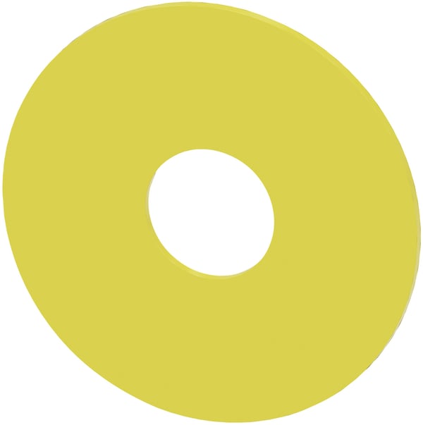 Siemens 3SU1900-0BB31-0AA0 3SU19000BB310AA0 Rund skive (Ø) 75 mm Uten gul, svart 10 stk., 7 g, 102 mm, 83 mm, 12 mm