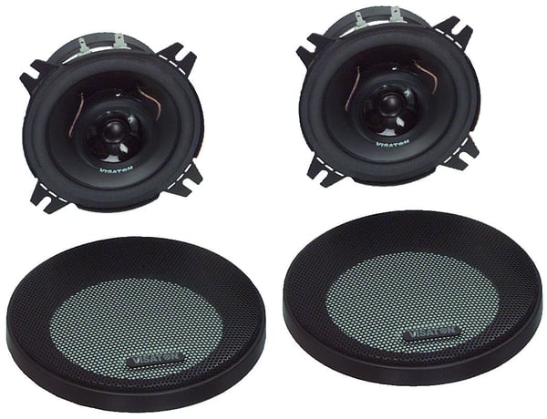 Visaton VS-DX10, 2.0 kanaler, 50 W, 80 – 20000 Hz, 4 O, Svart