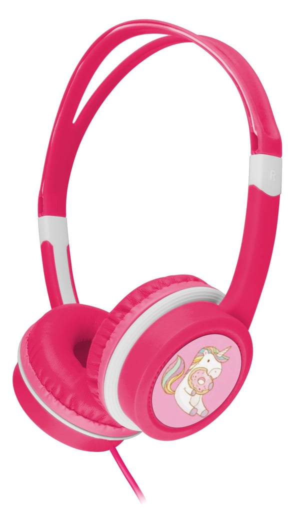 Gembird MHP-JR-PK, Kabel, Musik, 520 g, Hörlurar, Rosa