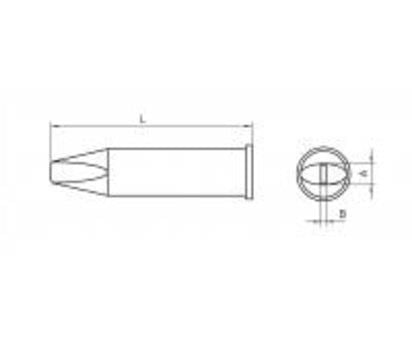 Weller T0054480199, Juotoskärki, Weller, WXP200, Satiini teräs, CE, 1 kpl