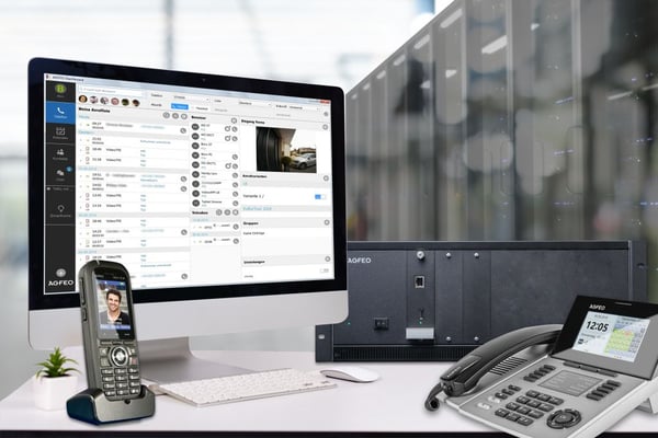 AGFEO telefonsystem ES730IT pluss 19 i hus - telefonsystem - faks
