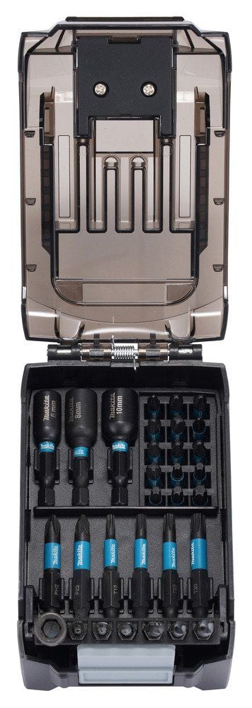 31 dalies sukimo antgalių ir grąžtų rinkinys MAKITA E-22850