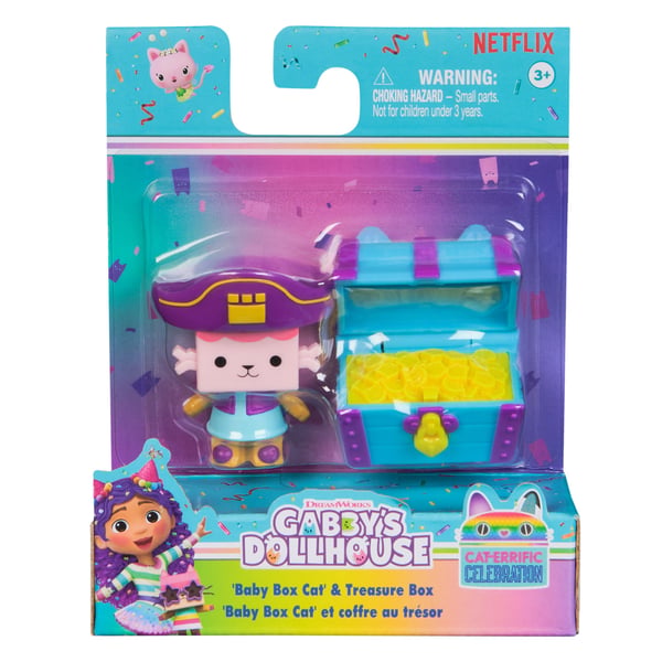 Gabby''s Dollhouse Baby Box Cat & Treasure Box, 3 år, Flerfarget