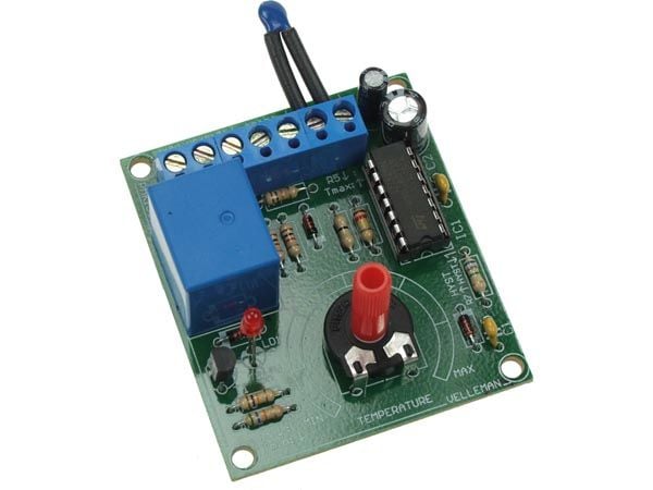 Whadda WSHA138 termostaattimoduulin rakennussarja 12 V/DC +5–+30 °C