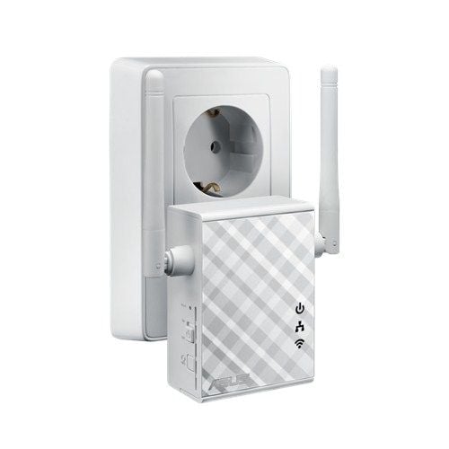 ASUS RP-N12 - Rekkeviddeutvider for Wi-Fi - Wi-Fi - 2.4 GHz - i veggen
