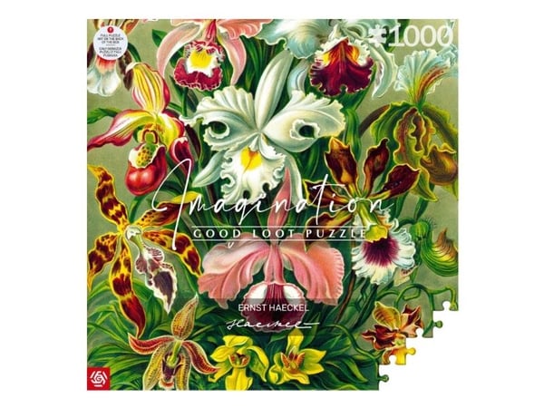 Good Loot Good Loot Pussel: Fantasi - Ernst Haeckel - Orkidé / Orkidé (1000 element)
