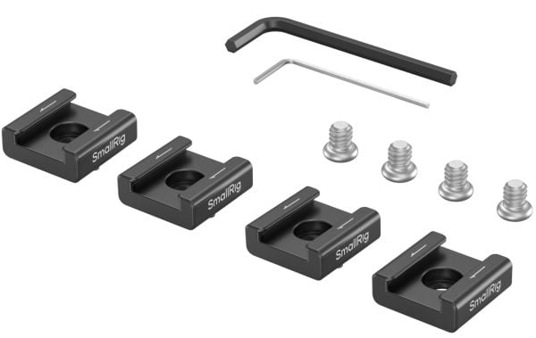 SmallRig 5033, Cold shoe -kenkä, musta, Alumiini, Silikoni, 1/4-20", Kiina, 25 mm
