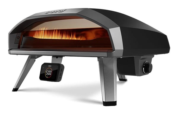 Ooni Koda 2 Pro, 1 pizza(er), Svart, Sølv, 46 cm, 500 °C, 160 - 500 °C, 30 min