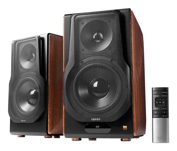 Edifier S3000MKII aktiivikaiuttimet 2.0 Bluetooth 256 W, musta/ruskea