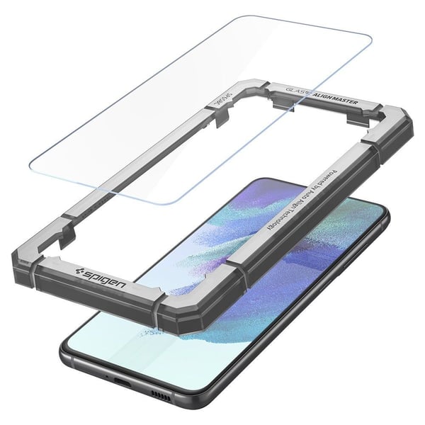 Spigen AGL03088, Samsung, Galaxy S21 FE, Transparent, 2 styck