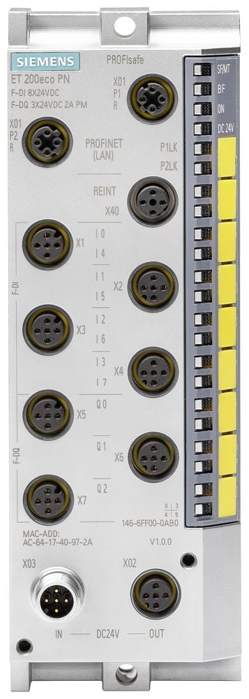 Siemens 6ES7146-6FF00-0AB0, 20,4–28,8 V, 2 A, 175 mm, 995 g, 221 mm, 70 mm