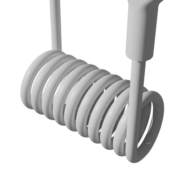 PURO PUCAC10WSPWHI, 1 m, USB A, USB C, USB 2.0, Hvit