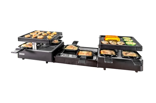 UNOLD 48755 Flying Raclette - Raclette - 1.3 kW - antrasitt/oransje