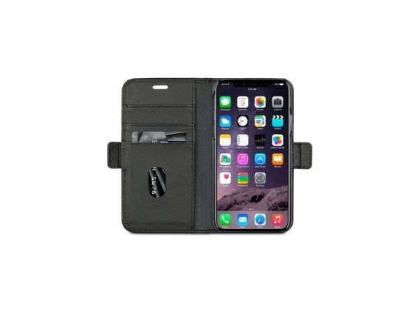 dbramante1928 Milano, Folio-kotelo, Apple, iPhone X/Xs, 14,7 cm (5.8"), Musta
