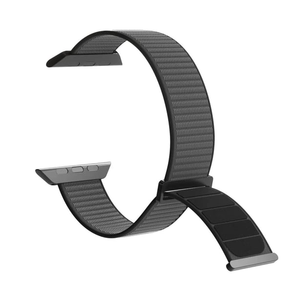 Puro Sport Band - Sløyfe for smart armbåndsur - 144 - 220 mm - svart - for Apple Watch Hermès Series 12, SE 3, Series 10, Series 11, Series 12, Ult...
