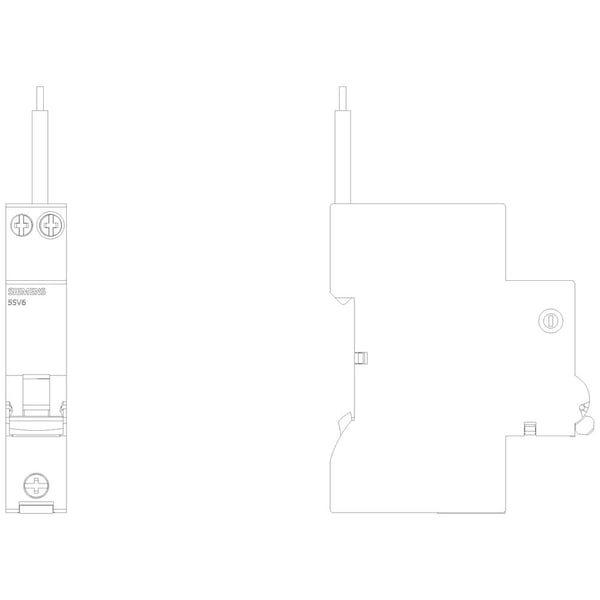 Siemens 5SV60166KP13 5SV6016-6KP13 Styrenhet för brandskydd