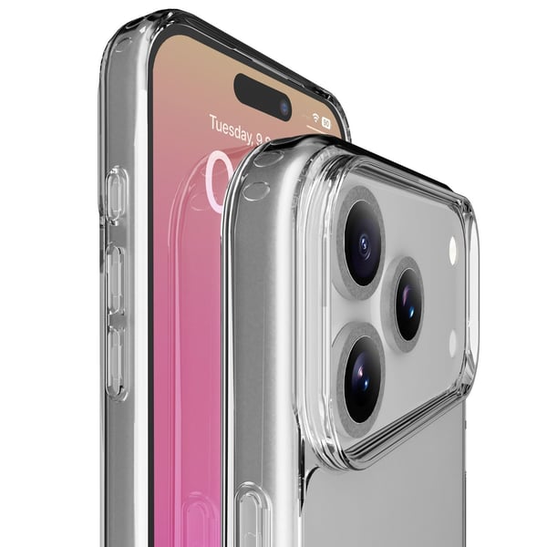 Cellularline CLEARDUOIPH17PROT, Etui, Apple, iPhone 17 Pro, 16 cm (6.3"), Gjennomsiktig