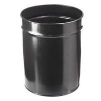 Papirkurv TWIN Metal 20 ltr. sort