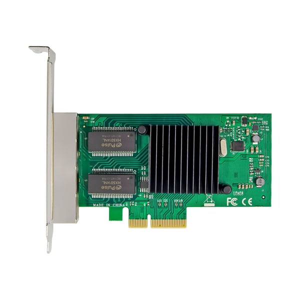 MicroConnect - Nätverksadapter - PCIe 2.0 x4 låg profil - Gigabit Ethernet x 4
