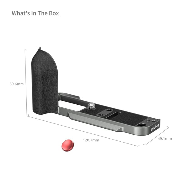 SmallRig 5665, 120,7 mm, 49,1 mm, 59,6 mm, 50 g, 136 mm, 102,5 mm