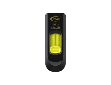 Team Color Series C145 - USB-flashstasjon - 128 GB - USB 3.0 - gul