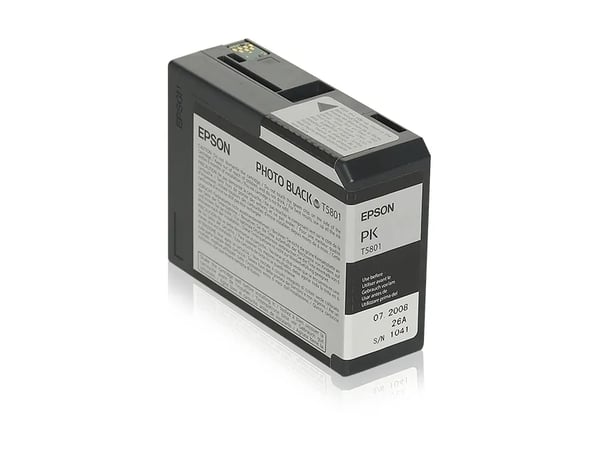 Epson T5801 - 80 ml - foto-svart - original - bläckpatron - för Stylus Pro 3800, Pro 3880