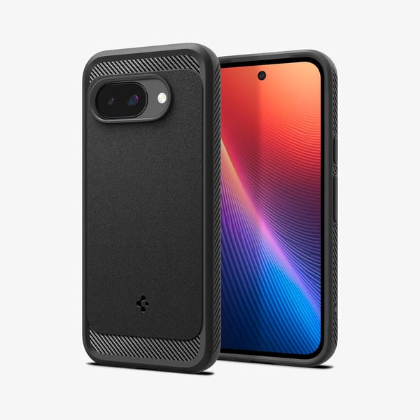 Spigen Rugged Armor (MagFit), Etui, Google, Pixel 9a, 16 cm (6.3"), Sort