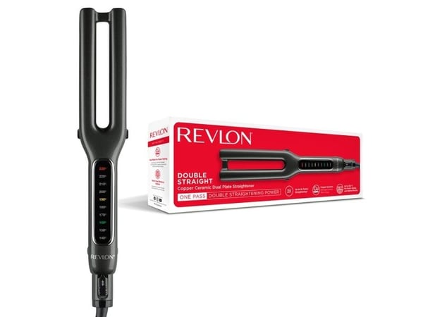 Revlonin kaksinkertainen hiusten suoristusrauta REVLON RVST2204E