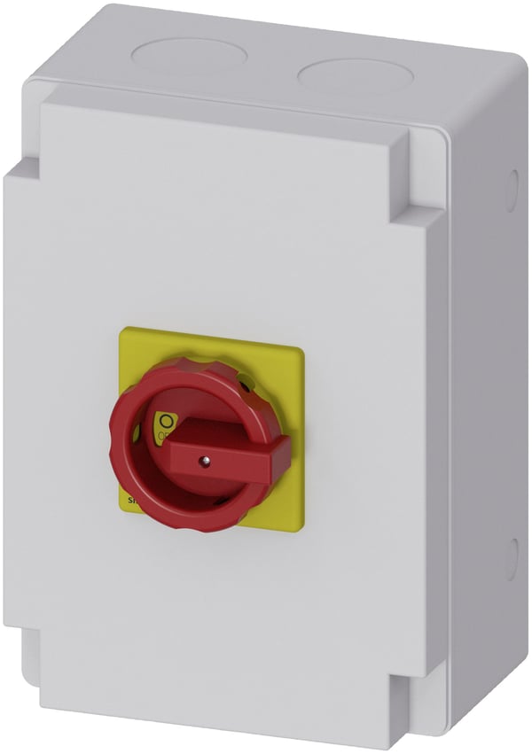 Rød, Gul 3-polet 50 mm² 125 A 1 x sluttekontakt, 1 x brydekontakt 690 V/AC Siemens 3LD28661GP53