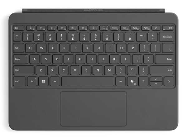 Microsoft - 12-inch - tastatur - full size - med styreplate, akselerometer - bakbelysning - magnetisk dokkingstasjon - QWERTY - Internasjonal engel...