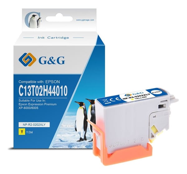 G&G 15178, Keltainen, 12 ml, 1 kpl, 650 sivua, Kertapakkaus