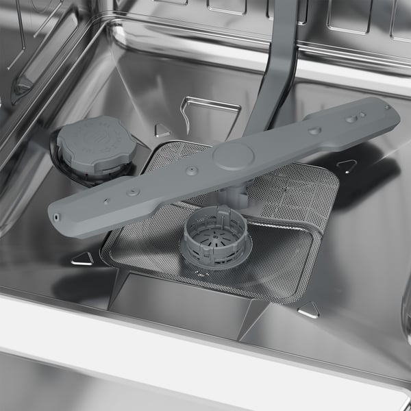 Beko BDIN14320, Täysin integroitu, Kokonaiskoko (60 cm), Kosketus, LED, Kori, Ruostumaton teräs