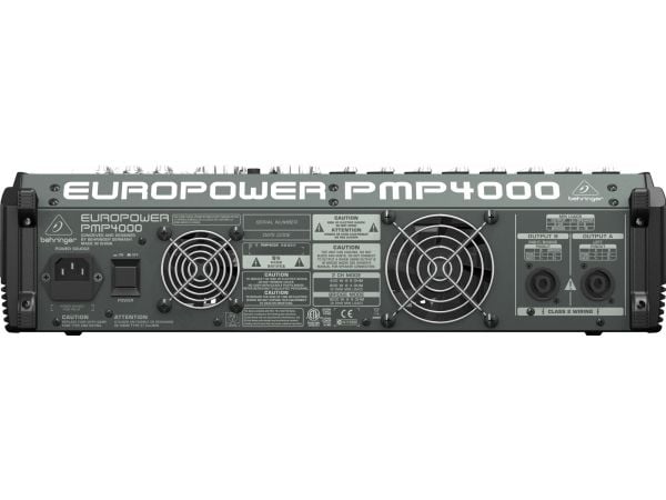 Behringer PMP4000, 20 kanavaa, 1050 W, Musta