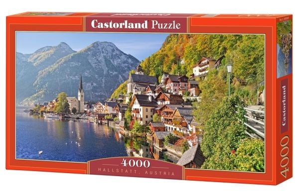 Castorland Hallstatt, Austria 4000 pcs, 4000 styck, Stad, 9 År