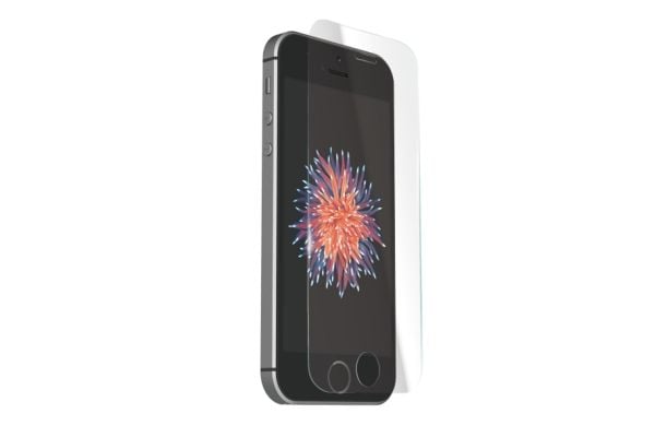 JustMobile Xkin Tempered Glass, Apple, iPhone SE, Naarmuuntumisenkestävä, Läpinäkyvä, 1 kpl