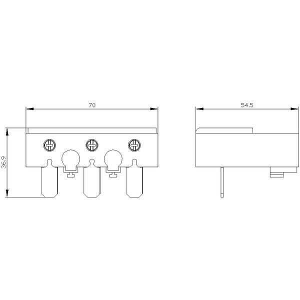 Siemens 3RT2946-4F ohjausjohtimen liitäntäklemmä, 1 kpl